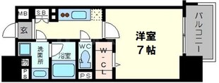 アーバネックス心斎橋Ⅱの物件間取画像